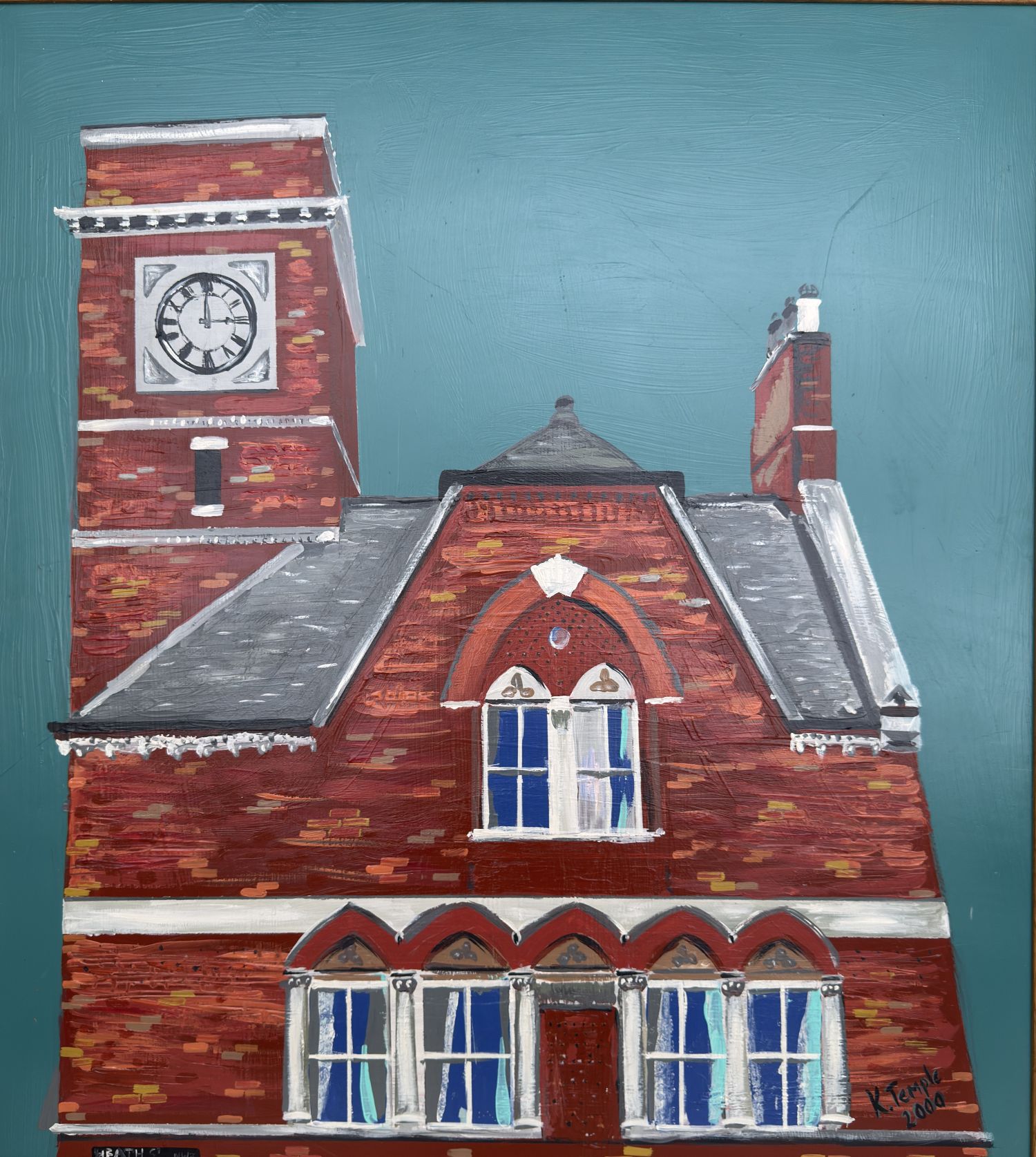 Remembering Old Hampstead Fire Station, Hampstead Village, London by Catherine Temple